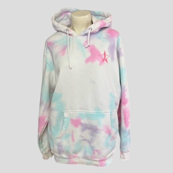 Jeffree Star Tops - Jeffree Star Pastel Tye Dye Hoodie Size Small